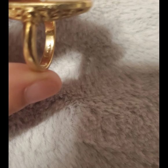 Vintage 14k authentic cameo ring - Picture 3 of 3